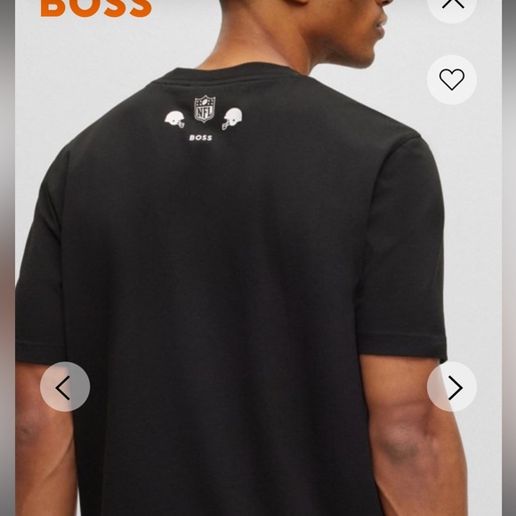 BOSS X NFL Las Vegas Raiders T-Shirts In Black - Picture 4 of 13